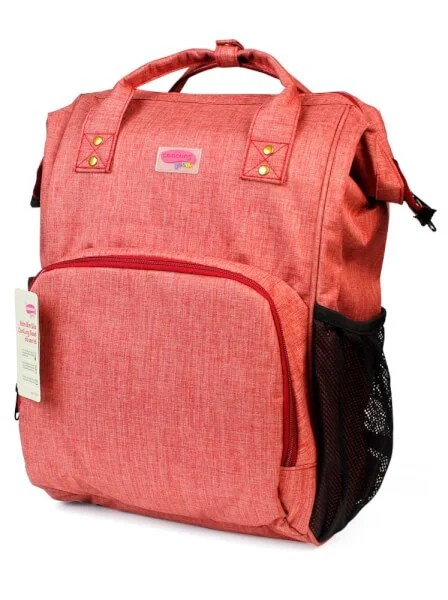 Balo Bỉm Sữa ConCung Good đỏ san hô