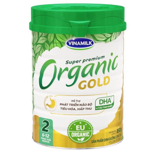 Sữa Vinamilk Organic Gold 2 850g (6-12 tháng)