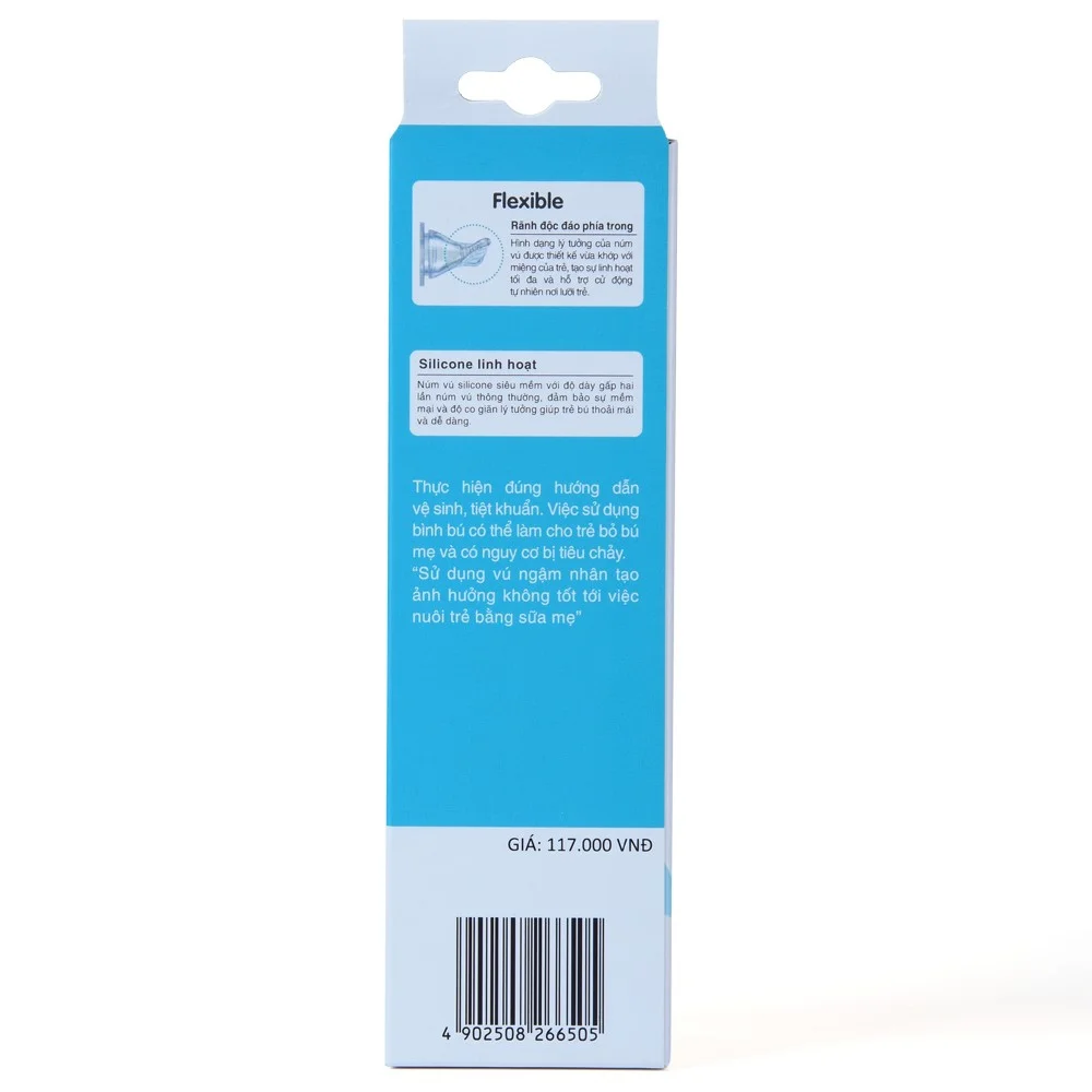 Bình sữa Pigeon nhựa PP BPA Free cổ hẹp vuông 240ml