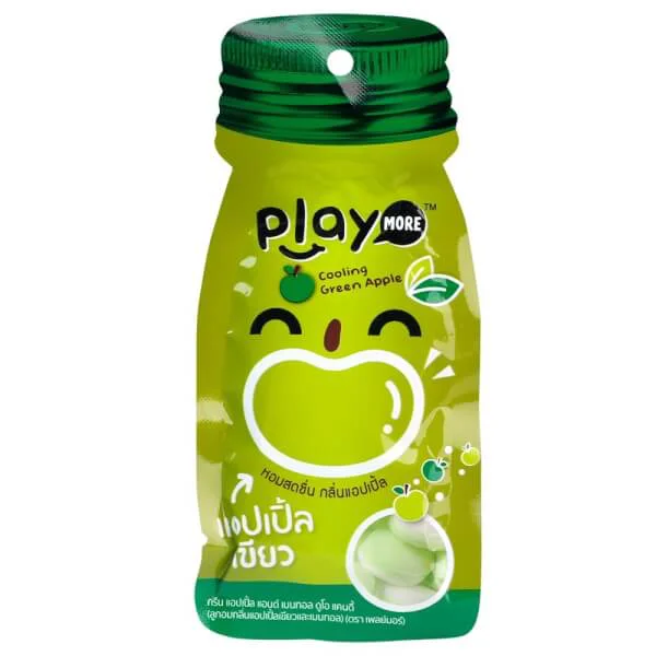 Kẹo the vị táo xanh Playmore gói Zip 12g