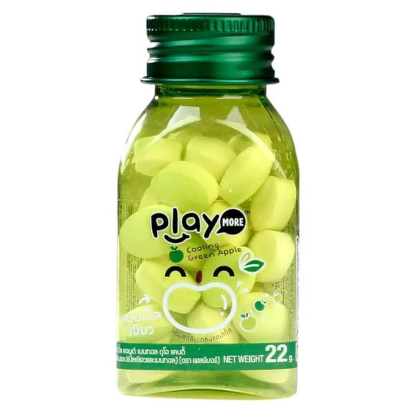Kẹo the vị táo xanh Playmore hũ 22g