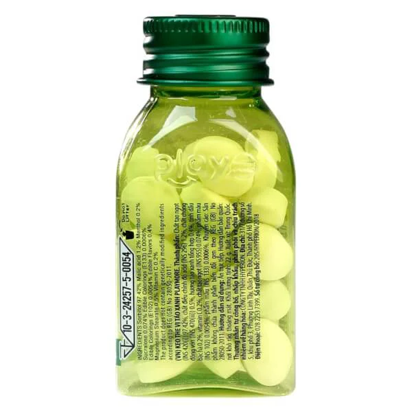 Kẹo the vị táo xanh Playmore hũ 22g