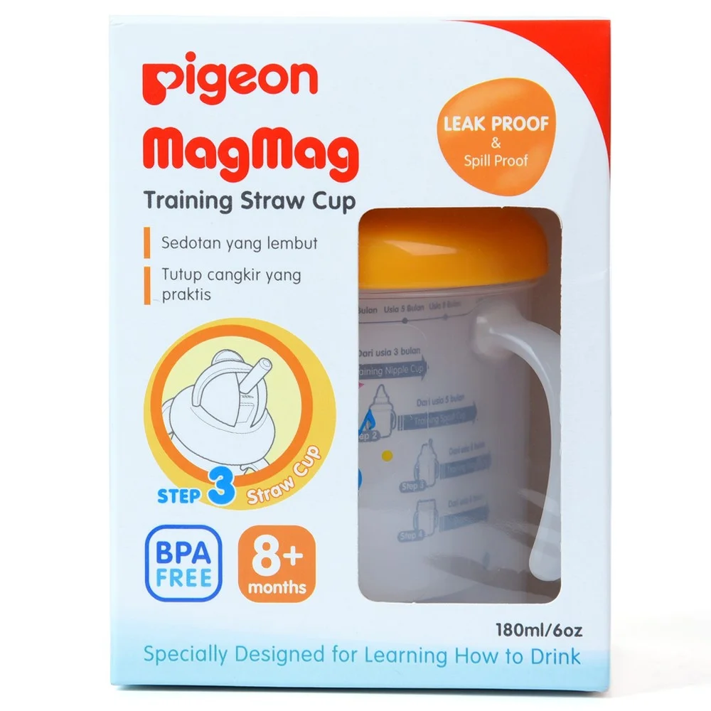 Ly MagMag ống hút Pigeon 180ml