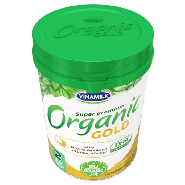 Combo 2 lon Sữa Vinamilk Organic Gold 2 800g (6-12 tháng)