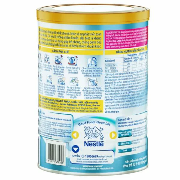 Sữa Nan Optipro 2 400g (6-12 tháng)