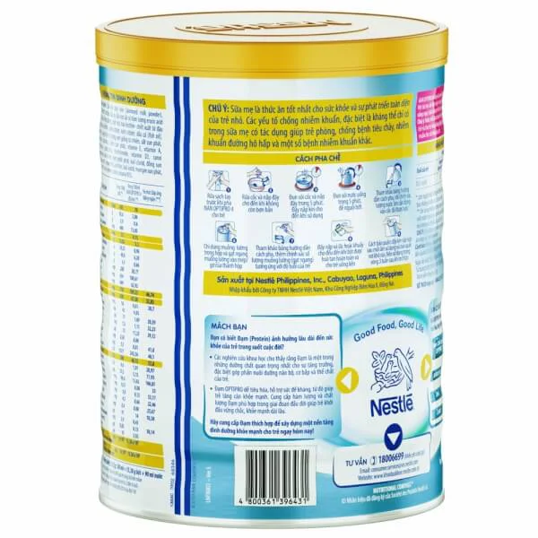 Sữa Nan Optipro 4 900g (2-6 tuổi)