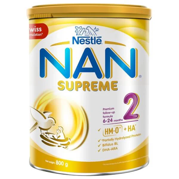 Sữa bột NAN Supreme 2, 800g