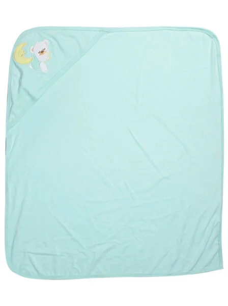 Khăn choàng sơ sinh CF Xanh ngọc