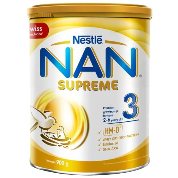Sữa bột NAN Supreme 3, 900g