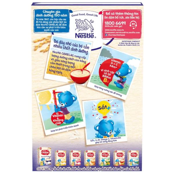 Bột ăn dặm Nestle Gạo sữa dinh dưỡng, 200g