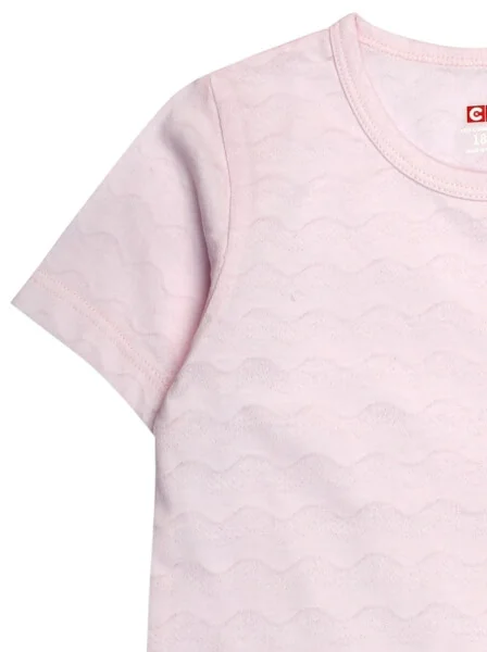 Bộ sơ sinh tay ngắn quần ngắn CF I089003 Hồng