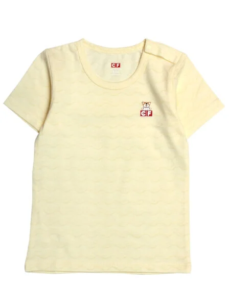 Bộ sơ sinh tay ngắn quần ngắn CF I089003 Vàng