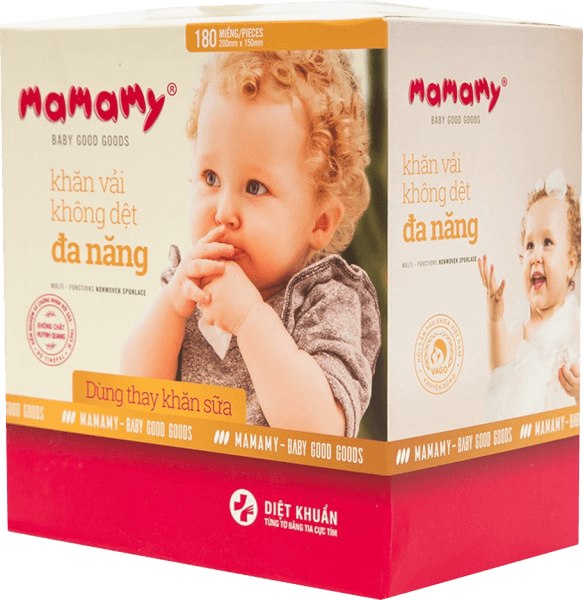 Combo 3 Khăn khô Mamamy 180 tờ