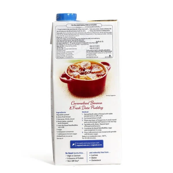 Sữa đậu nành hương VANILLA SO GOOD 1L