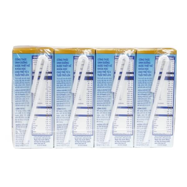 Thực phẩm bổ sung cho trẻ từ 2 tuổi trở lên : Abbott Grow Gold hương vani- Thùng 12 lốc