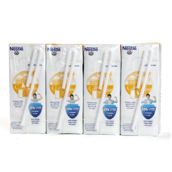 Thực Phẩm Bổ Sung Sữa Tiệt Trùng Nestlé Bear Brand Hương Trái Cây 180ml - Thùng 12 lốc