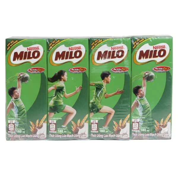 Thức uống lúa mạch uống liền Nestle Milo - Thùng 12 lốc