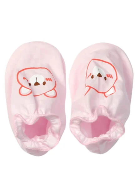 Bộ bao tay chân sơ sinh thun CF Hồng