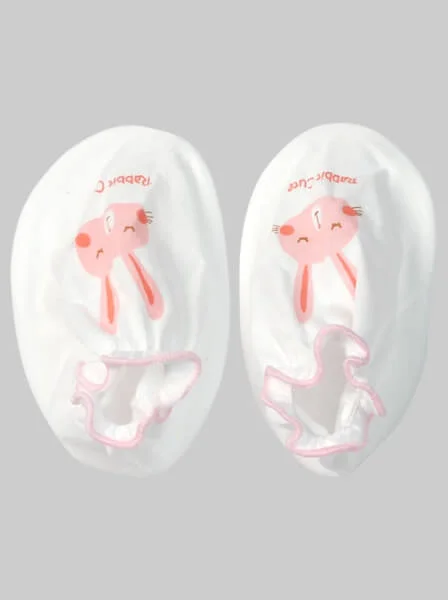 Bộ bao tay chân sơ sinh thun CF Hồng