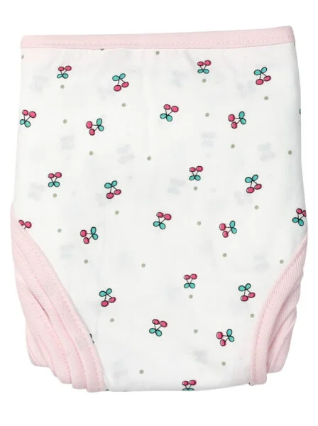 Tã vải sơ sinh dán 5 cái CF (cỡ 1/2/3, Hồng)