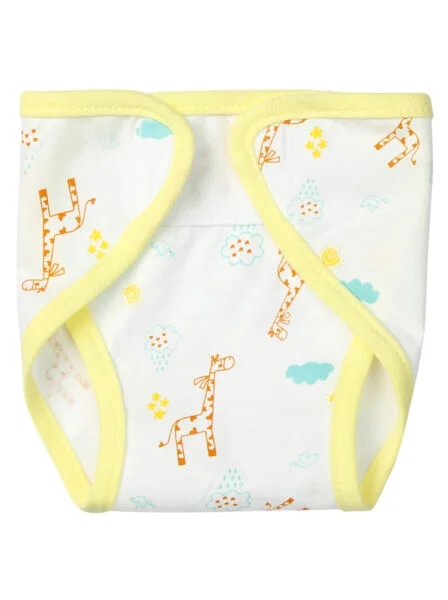 Tã vải sơ sinh dán 5 cái CF (cỡ 1/2/3, Vàng)