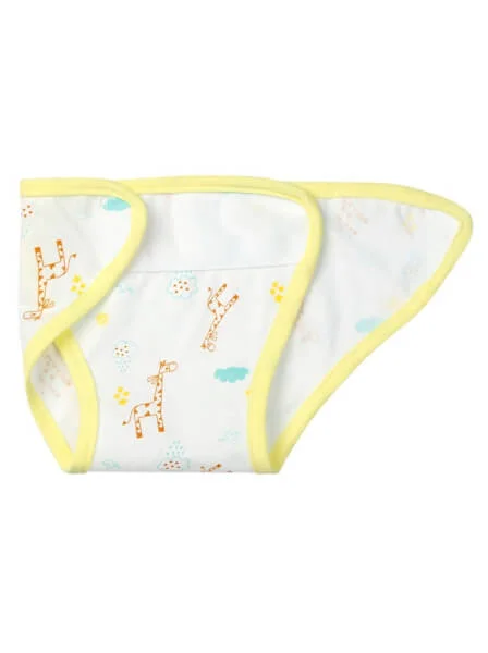 Tã vải sơ sinh dán 5 cái CF (cỡ 1/2/3, Vàng)