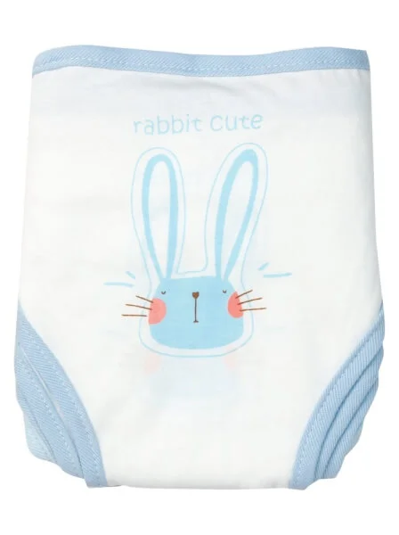 Tã vải sơ sinh dán 5 cái CF (cỡ 1/2/3, Xanh)