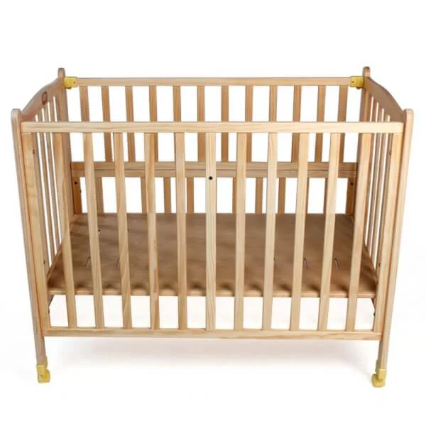 Combo 1 Cũi gỗ đại ConCung Good và 1 Bộ quây nệm gối Autoru dùng cho cũi gỗ - Màu kem