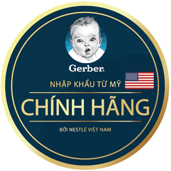 Combo 3 Bánh ăn dặm Gerber Puffs Việt Quất