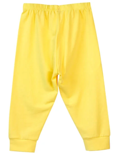 Bộ thun bé gái dài CF G019004 (2Y,Vàng)