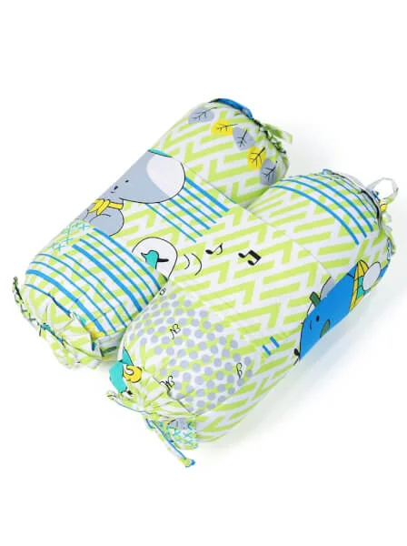 Bộ gối chặn cotton ConCung Good màu xanh