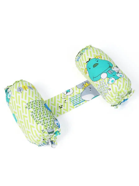 Bộ gối chặn cotton ConCung Good màu xanh