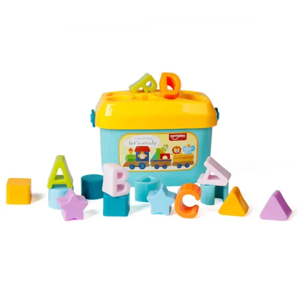 Hộp đồ chơi thả hình khối cho bé 16 khối - HE0218