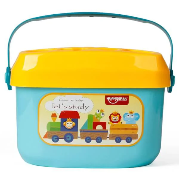 Hộp đồ chơi thả hình khối cho bé 16 khối - HE0218