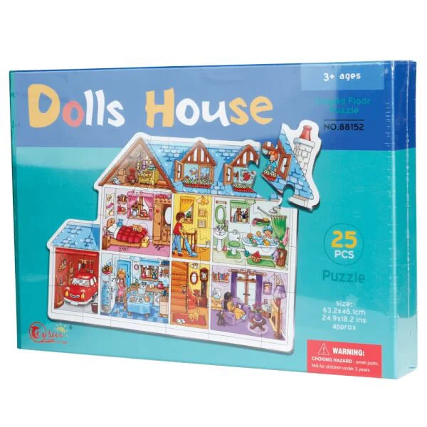 Tranh xếp hình ngôi nhà búp bê 25 mảnh CY121741