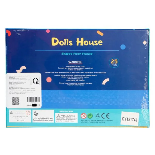 Tranh xếp hình ngôi nhà búp bê 25 mảnh CY121741