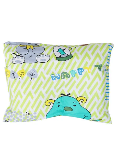 Bộ chăn gối cotton ConCung Good màu xanh