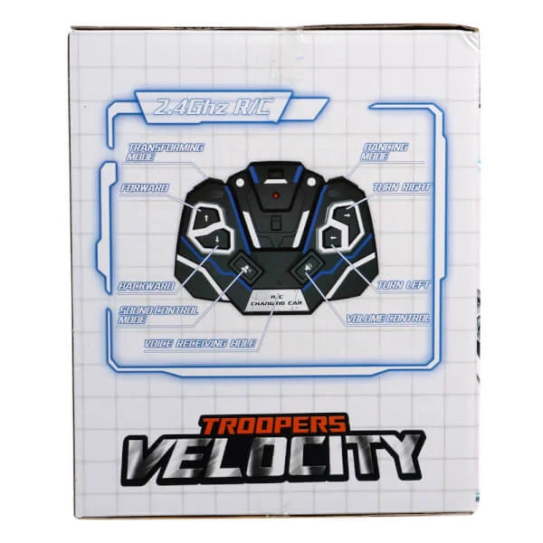 Xe biến hình robot điều khiển âm thanh R/C 2.4GHz TT674