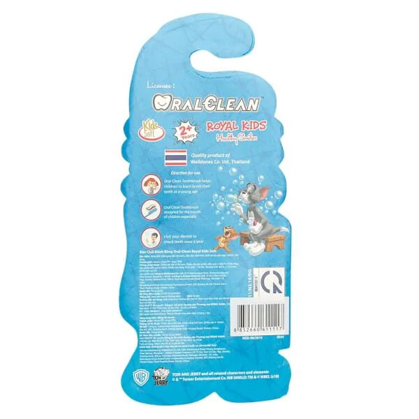 Bàn chải đánh răng Oral Clean Royal Kid Soft màu hồng