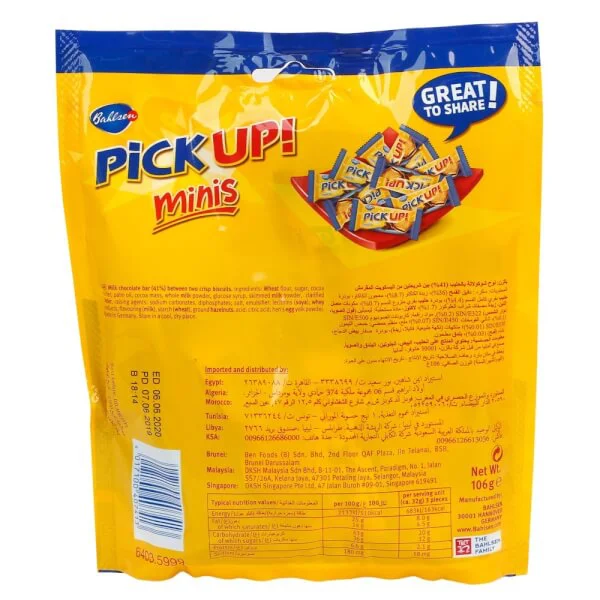 Bánh Qui Sô Cô La Pick Up Minis 106g