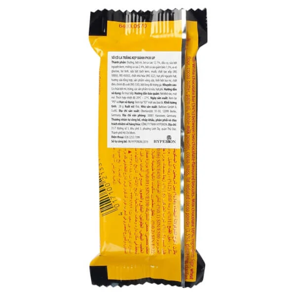 Sô Cô La trắng kẹp bánh Pick Up 28g