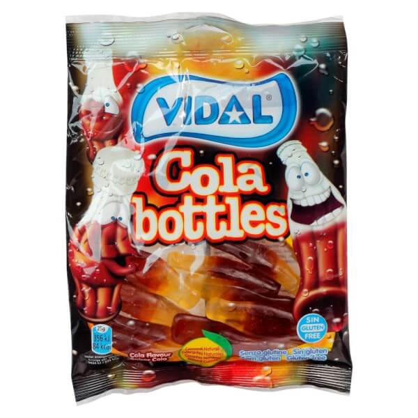 Kẹo dẻo chai cola Vidal - Vidal Cola Bottles Jelly 100g