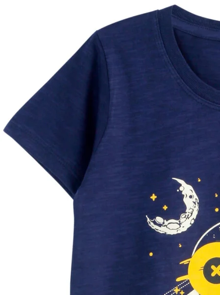 Áo thun bé trai tay ngắn CF B119004 Xanh đen