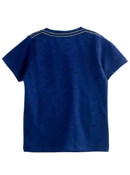 Áo thun bé trai tay ngắn CF B119001 (9M,Xanh Navi)