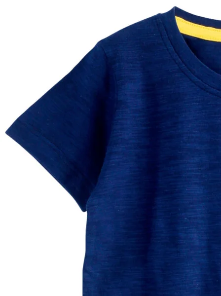 Áo thun bé trai tay ngắn CF B119001 (9M,Xanh Navi)