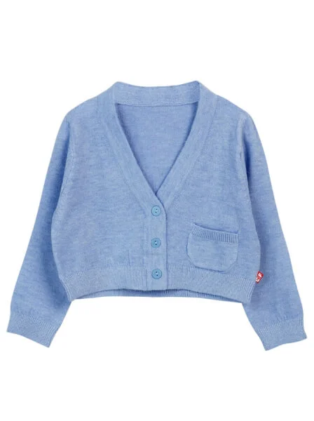 Áo khoác len bé gái CF G109023 Xanh