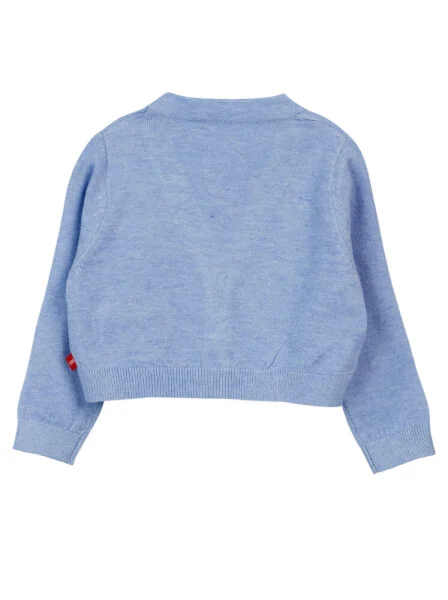 Áo khoác len bé gái CF G109023 Xanh