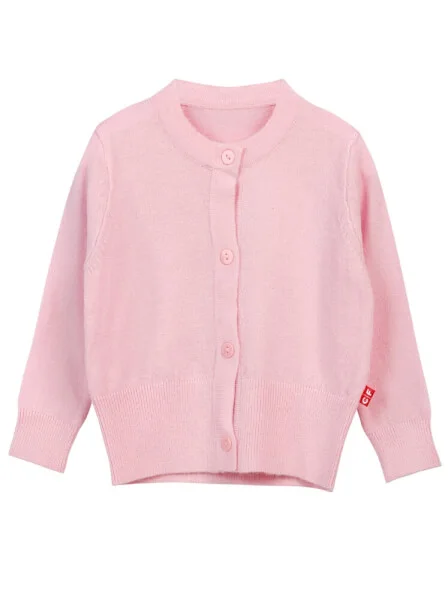 Áo khoác len bé gái CF G109022 (9M,Hồng)