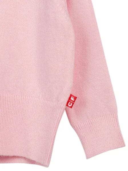 Áo khoác len bé gái CF G109022 (9M,Hồng)