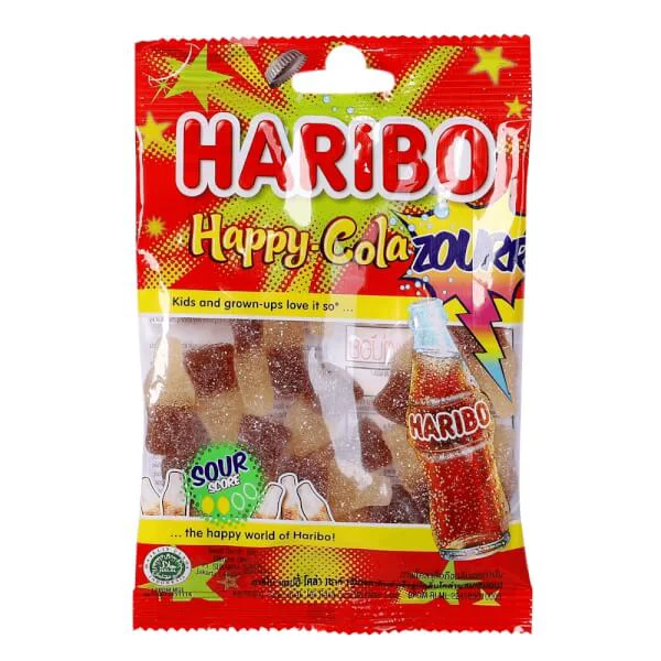 Kẹo dẻo Haribo Happy Cola Zourr 80g